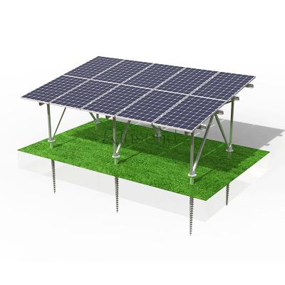 Sistema di montaggio a terra _Base con vite a terra