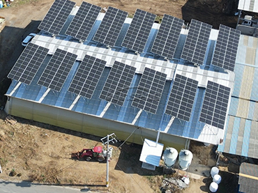 Sistema di montaggio su tetto in metallo 85KW, Corea