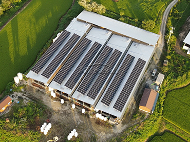 Sistema di montaggio su tetto in metallo 205KW, Corea