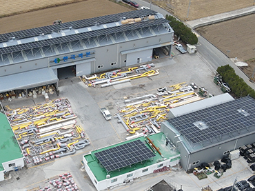 Sistema di montaggio su tetto in metallo 220KW, Corea