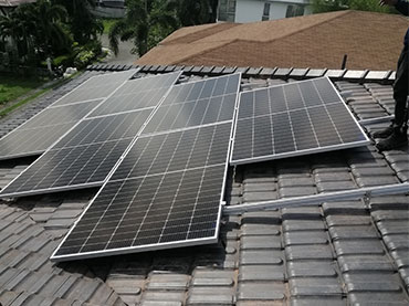 Sistema di montaggio su tetti in tegole, Filippine