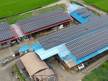 Sistema di montaggio su tetto in metallo 106KW, Corea