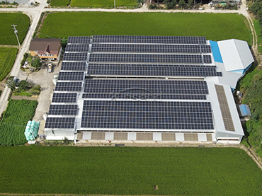 Sistema di montaggio su tetto in metallo 98KW, Corea