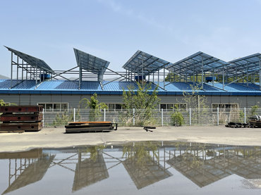 Sistema di montaggio su tetto in metallo 386KW, Corea