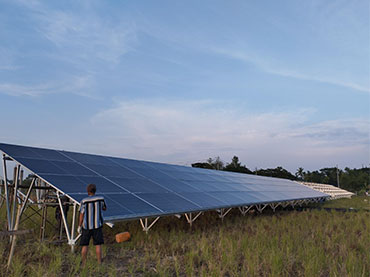 Sistema di montaggio a terra 325KW