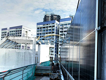 Soluzione a parete con struttura solare